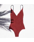 Maillot de Bain 1 pièce Camille bordeaux