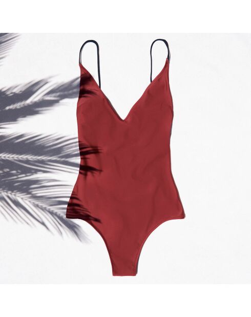 Maillot de Bain 1 pièce Camille bordeaux