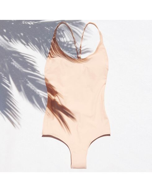 Maillot de Bain 1 pièce Danielle rose clair
