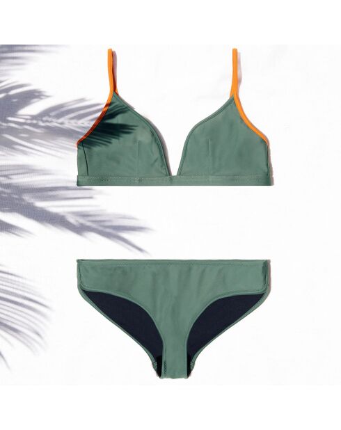 Maillot de Bain 2 pièces Gabrielle kaki