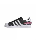 Baskets en Cuir Superstar noir/blanc