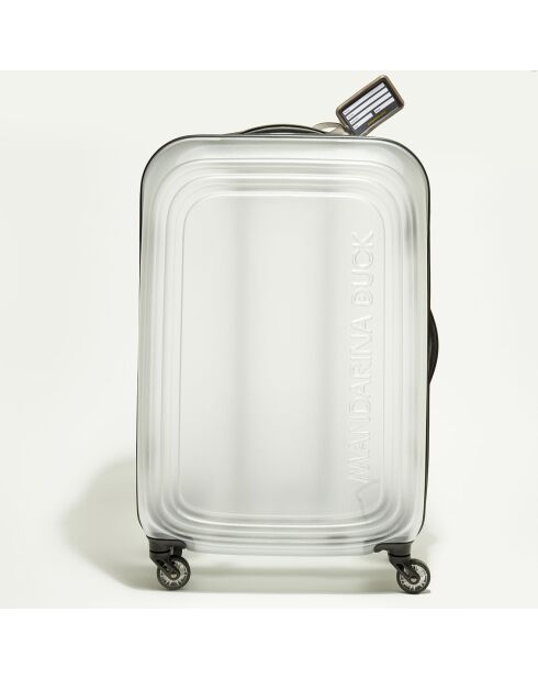 Popsicle Medium Stay koffer met 4 wielen 69 cm transparant