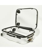 Popsicle Medium Stay koffer met 4 wielen 69 cm transparant