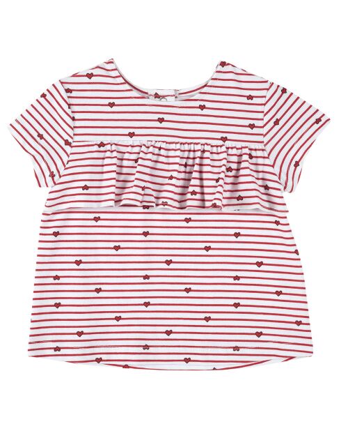T-Shirt Garance en Coton rouge