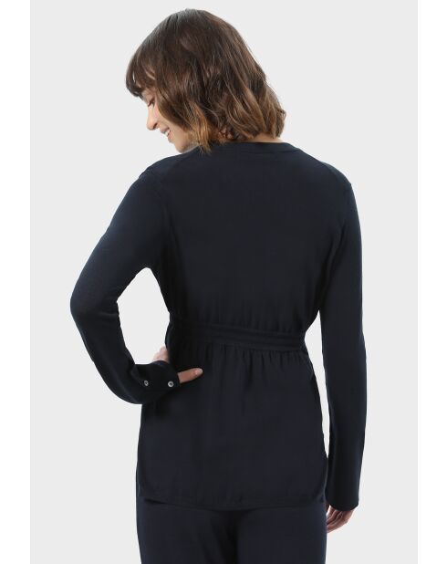 Pull Suzanne marine foncé