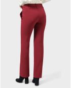 Pantalon Flore bordeaux