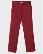 Pantalon Flore bordeaux
