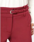 Pantalon Flore bordeaux