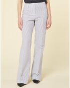 Pantalon Clara gris bleu