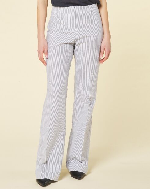 Pantalon Clara gris bleu