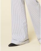 Pantalon Clara gris bleu