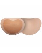 medias almohadillas adhesivas push-up de color beige