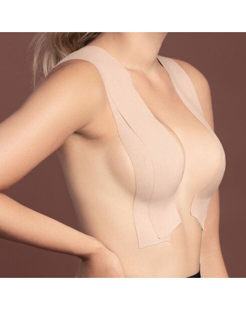 Rouleau Adhésif 5m & 6 Cache-Tétons satinés beiges