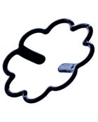 3 clips para correa de sujetador beige/negro/blanco