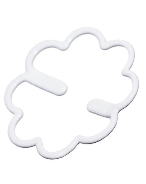 3 clips para correa de sujetador beige/negro/blanco