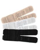 3 extensores de espalda para sujetadores, 2 ganchos, beige/negro/blanco