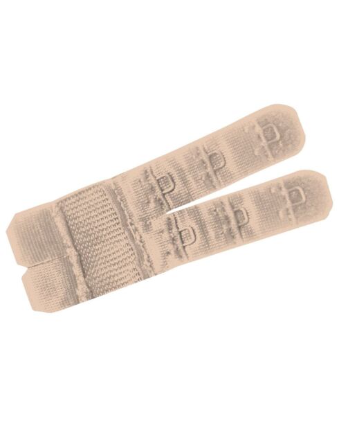 3 extensores de espalda para sujetadores, 2 ganchos, beige/negro/blanco