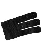 3 extensores de sujetador para espalda, 3 ganchos, beige/negro/blanco