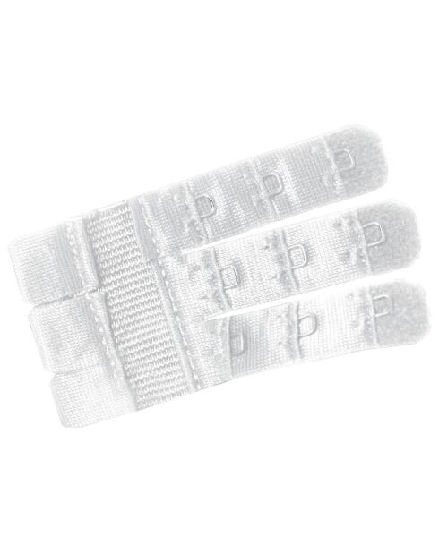 3 extensores de sujetador para espalda, 3 ganchos, beige/negro/blanco