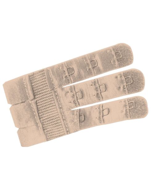 3 extensores de sujetador para espalda, 3 ganchos, beige/negro/blanco