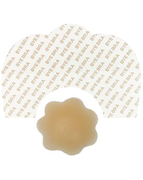 6 fogli adesivi per sollevamento toracico e 6 copricapezzoli in silicone beige