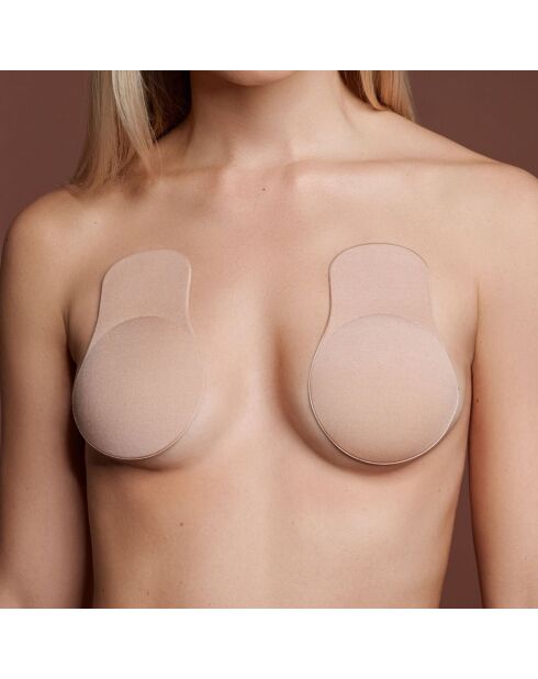 Publ-ups de tela beige