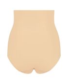 Culotte taille haute invisible beige