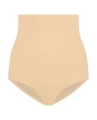 Culotte taille haute invisible beige