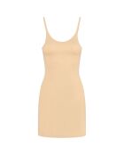 Onzichtbare beige onderjurk