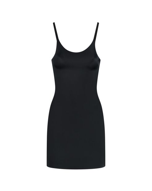 Zwarte onzichtbare onderjurk