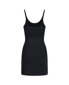 Zwarte onzichtbare onderjurk