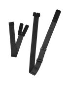 3 correas bajas para extender las correas de los hombros y 2 ganchos en color beige/negro/blanco