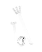 3 correas bajas para extender las correas de los hombros 3 ganchos beige/negro/blanco