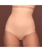 Culotte sculptante taille haute beige