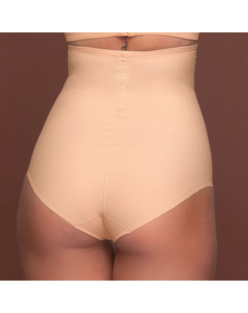 Culotte sculptante taille haute beige