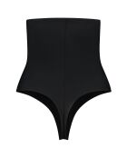 Perizoma modellante nero a vita alta