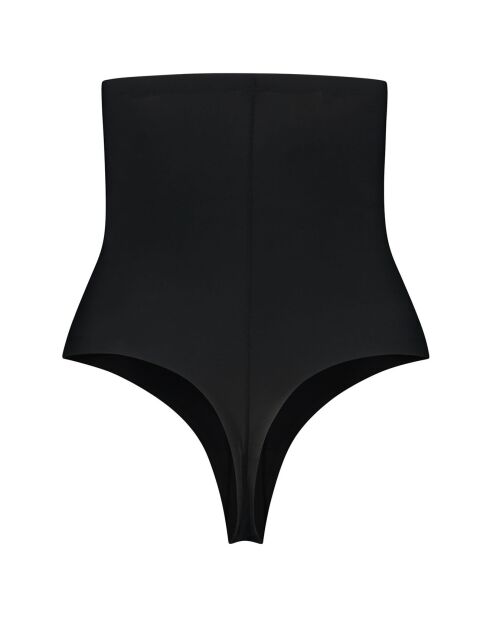 String sculptant taille haute noir