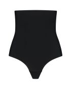 Perizoma modellante nero a vita alta