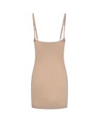 Sottoveste modellante con apertura sul busto beige