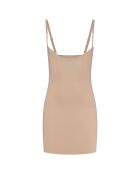 Sottoveste modellante con apertura sul busto beige