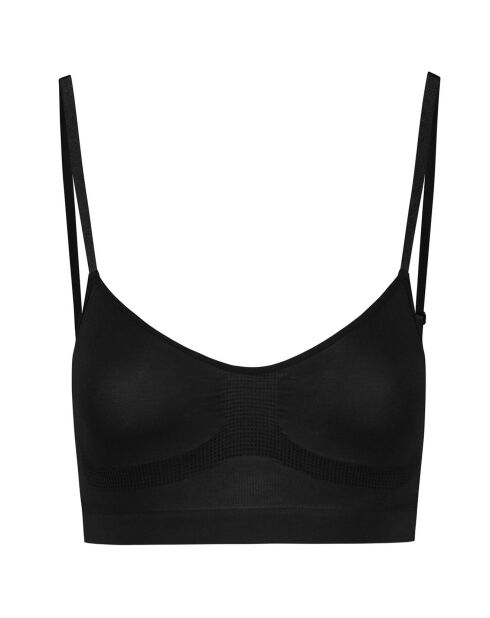 Zwarte naadloze bh