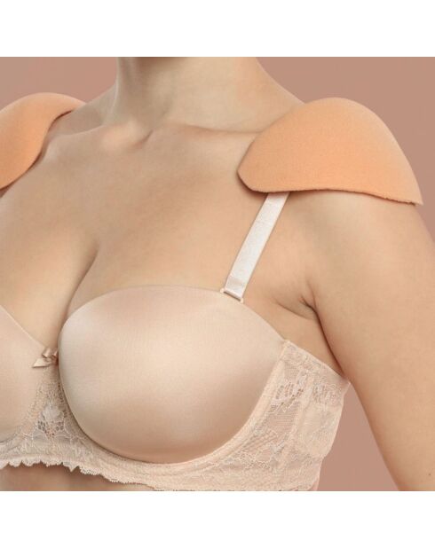 Hombreras de color beige