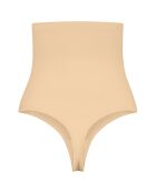 String taille haute invisible beige