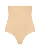 String taille haute invisible beige