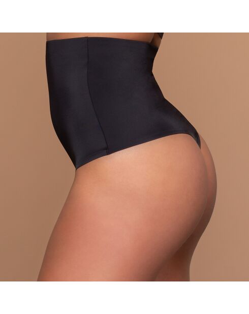 String taille haute invisible noir