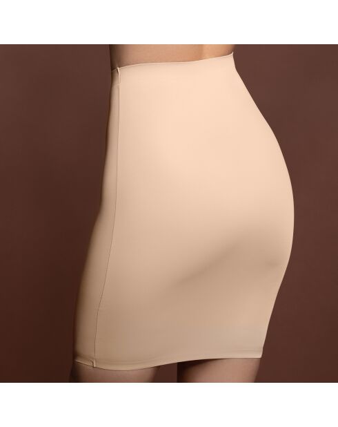 Jupe invisible beige