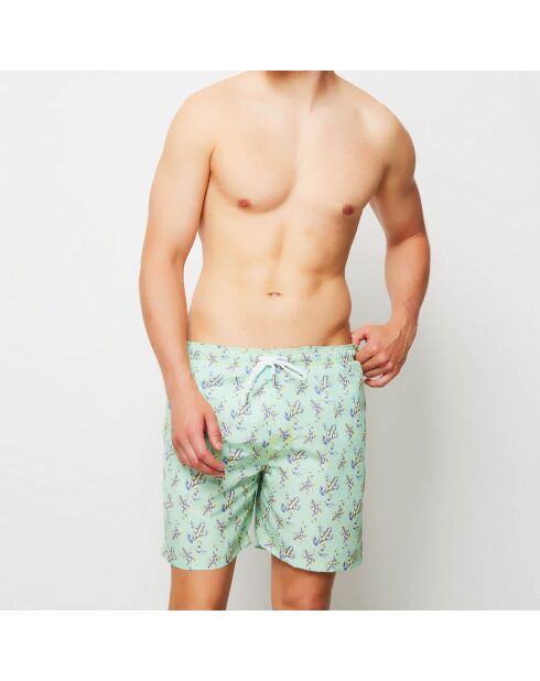 Pantaloncini da bagno verdi/gialli Froggy