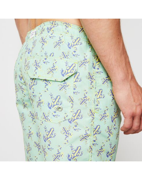 Pantaloncini da bagno verdi/gialli Froggy