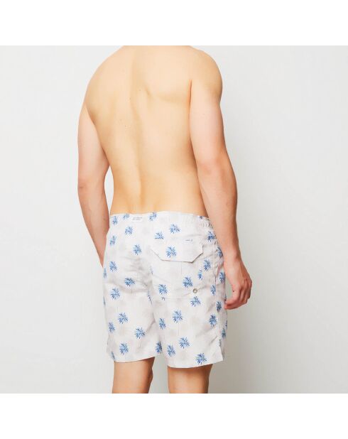 Short de bain Zephir gris/bleu