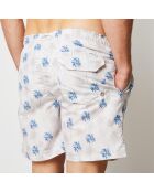 Short de bain Zephir gris/bleu